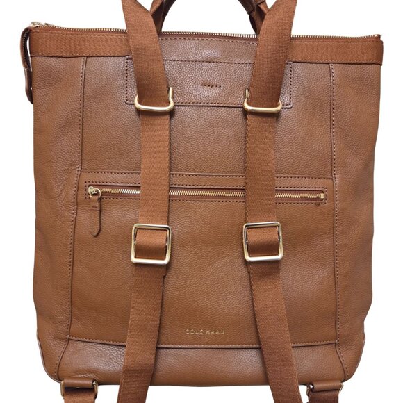 Cole Haan Chestnut Tan Leather Tote main image 8